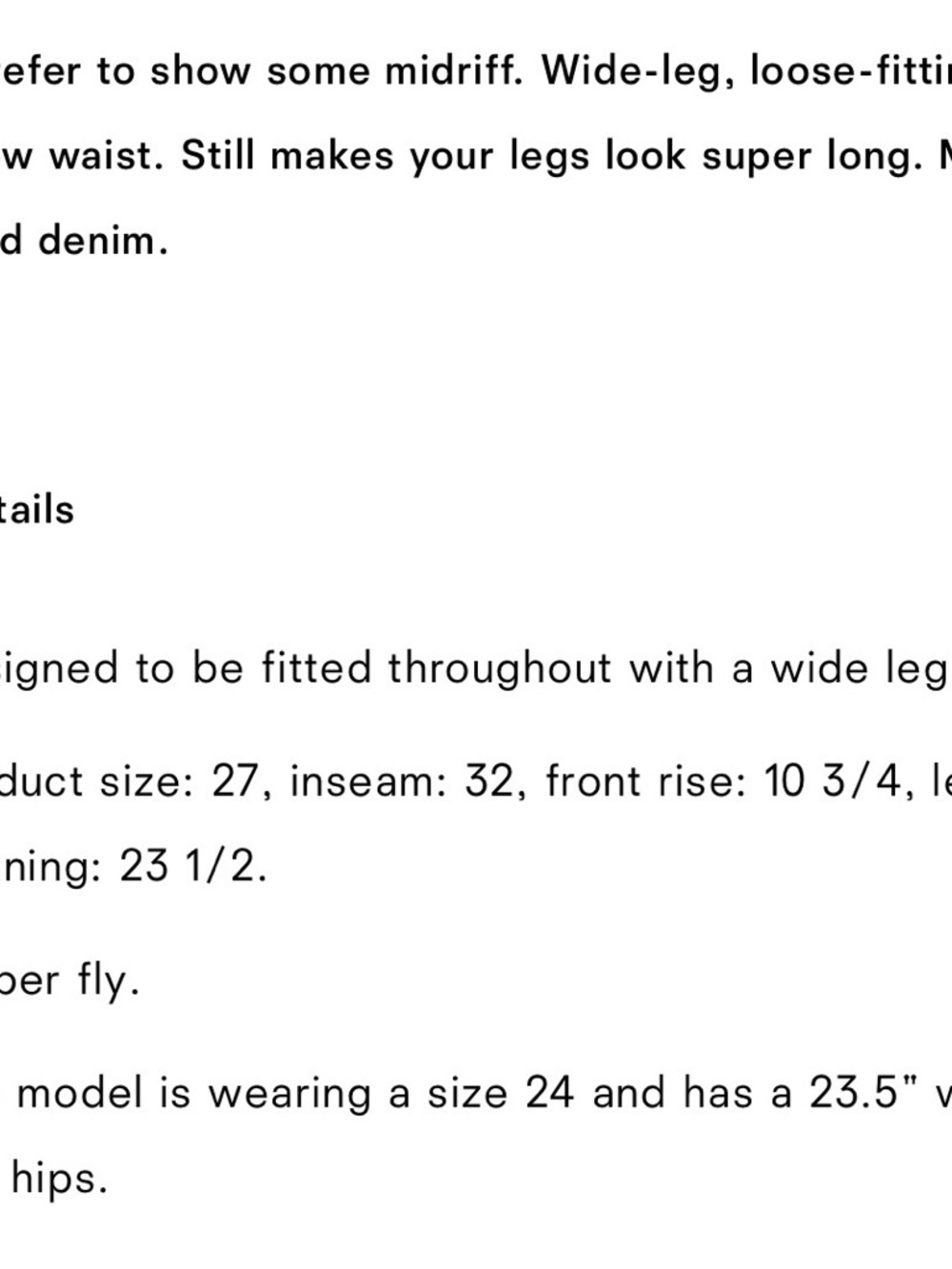 Reformation Cary Slouchy Low-Rise Wide-Leg Jeans - Picture 6 of 7